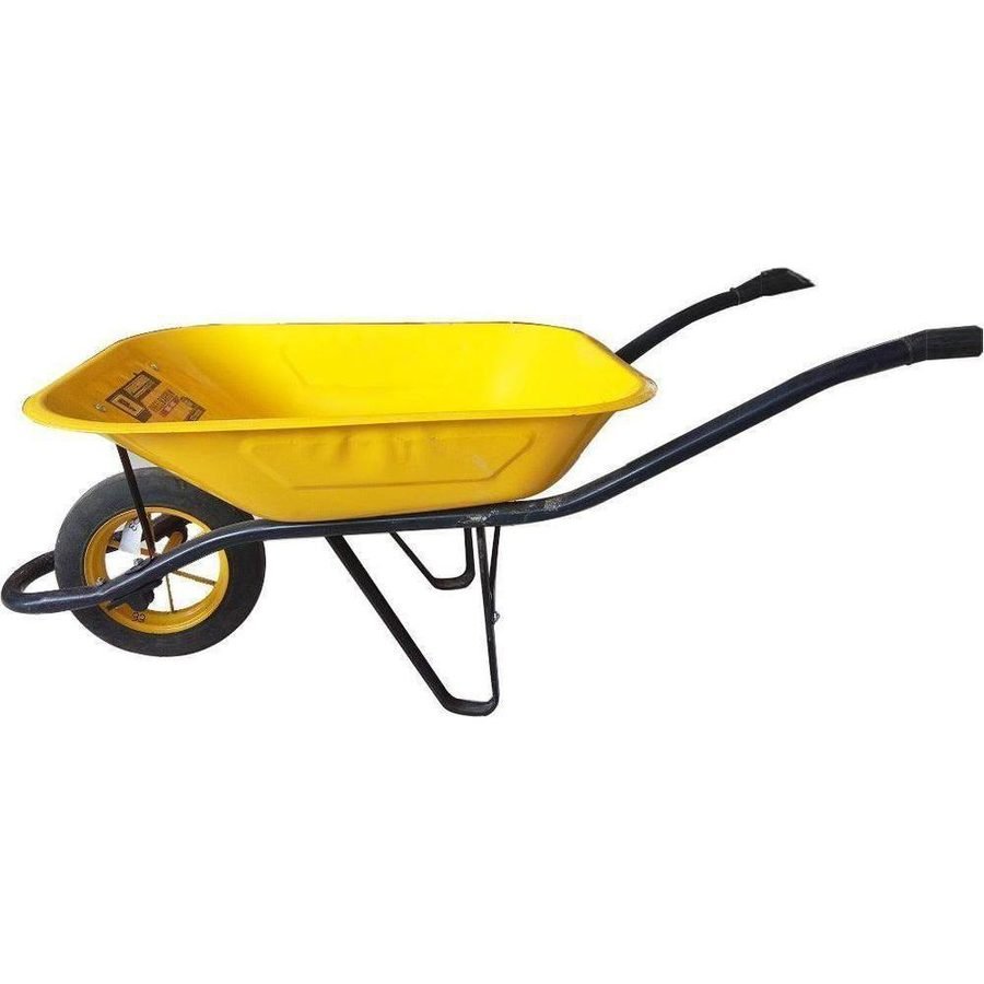 Powerhouse Wheel Barrow Square Tray Rubber Wheel