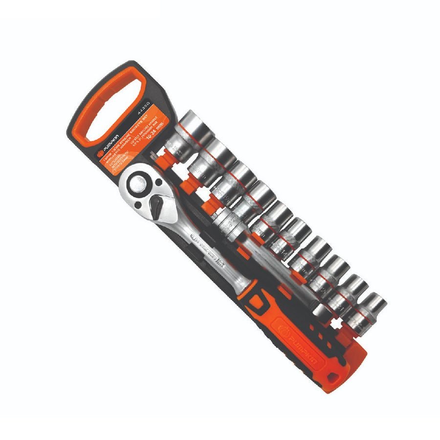Pumpkin Pumpkin MTC44350 Xtreme 12pcs 1/2" DR Sockets Set 10-24mm, General Hardware Sockets & Ratchets — Southend Philippines