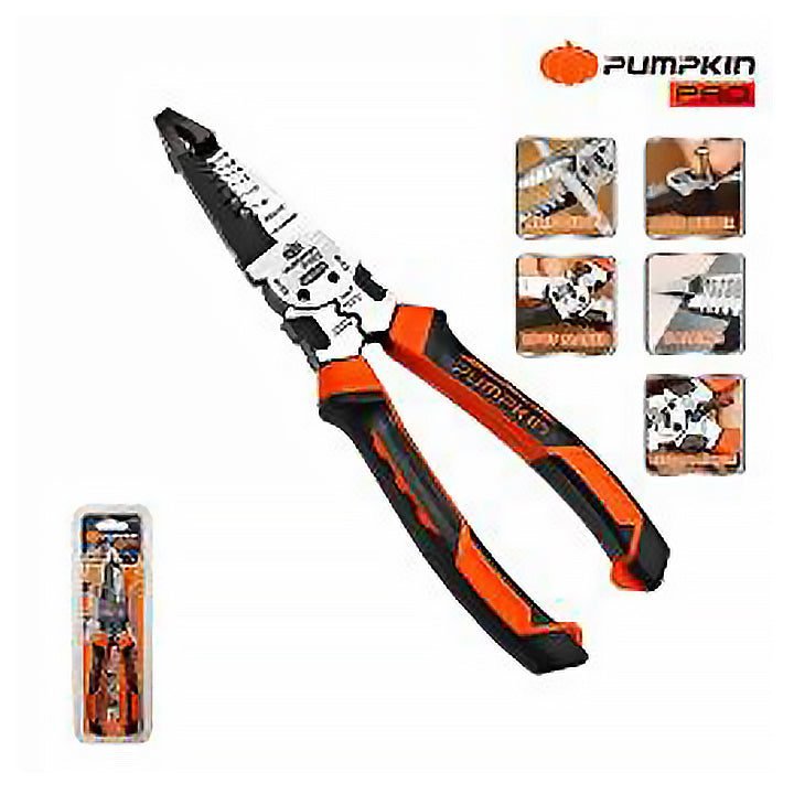 Pumpkin Pumpkin PM17824 Origin Wire Stripping Long Nose Combination Pliers 8.5", General Hardware Pliers & Cutters — Southend