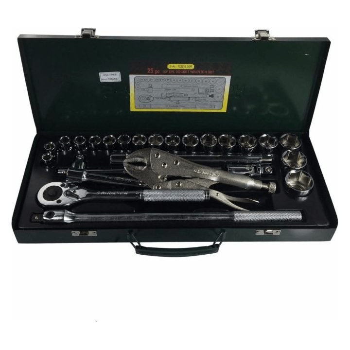 S-Ks A-25 1/2" Drive Socket Wrench Set 10-32mm 6pts, General Hardware Sockets & Ratchets — Southend Philippines