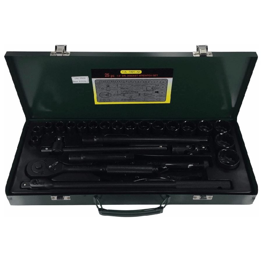S-Ks S-Ks B-25 1/2" Drive Impact Socket Wrench Set 10-32mm 12pts, General Hardware Sockets & Ratchets — Southend Philippines