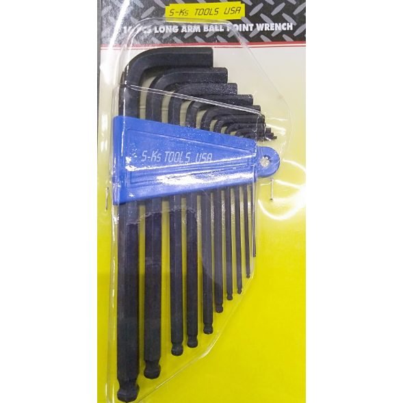 S-Ks S-Ks BP-5210 Ball Point Hex Allen Key Wrench Set (10pcs), General Hardware Sockets & Ratchets — Southend Philippines