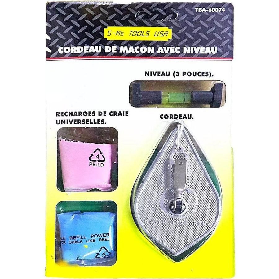 S-Ks Tools Chalk And Line Level Set, General Hardware Measuring Tools — Southend Philippines
