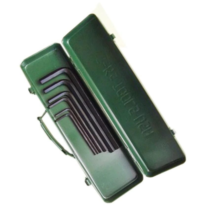 S-Ks Long Arm Hex Allen Wrench Set With Metal Case (Black Finish), General Hardware Sockets & Ratchets — Southend Philippines