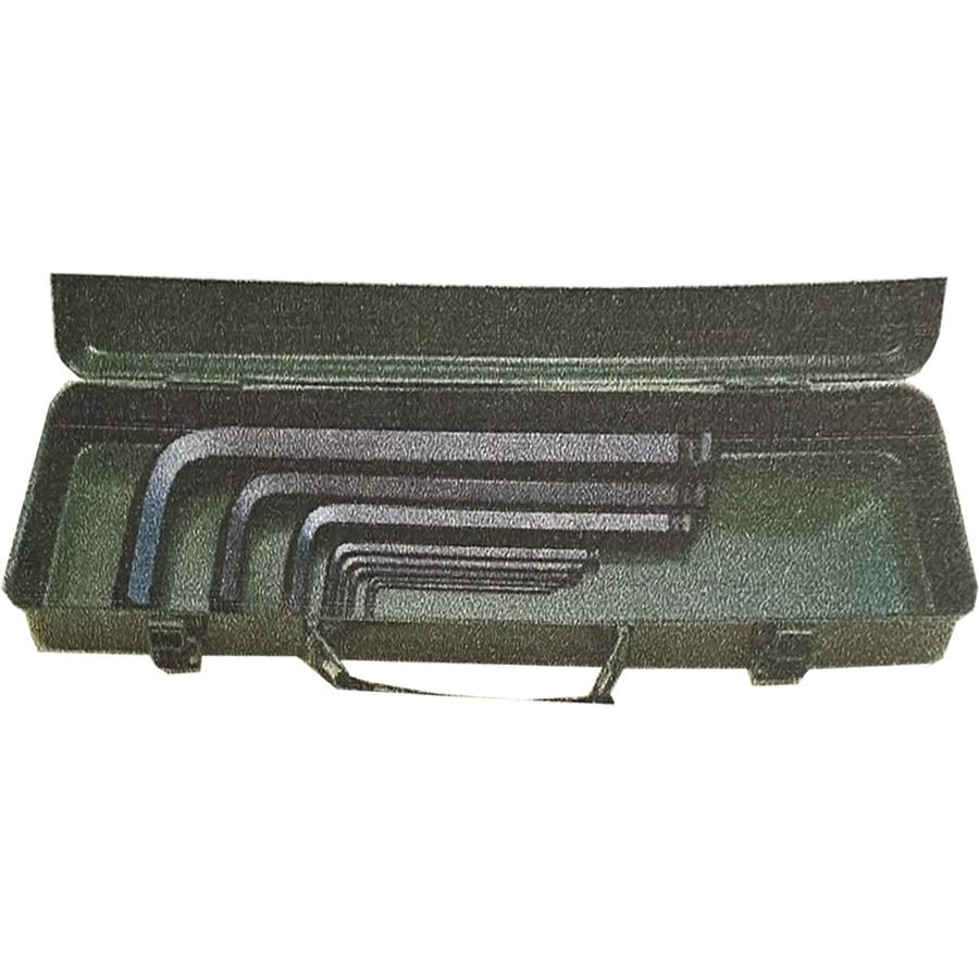 S-Ks Long Arm Ball Point End Hex Allen Wrench Set With Metal Case (Black, General Hardware Sockets & Ratchets — Southend Phil