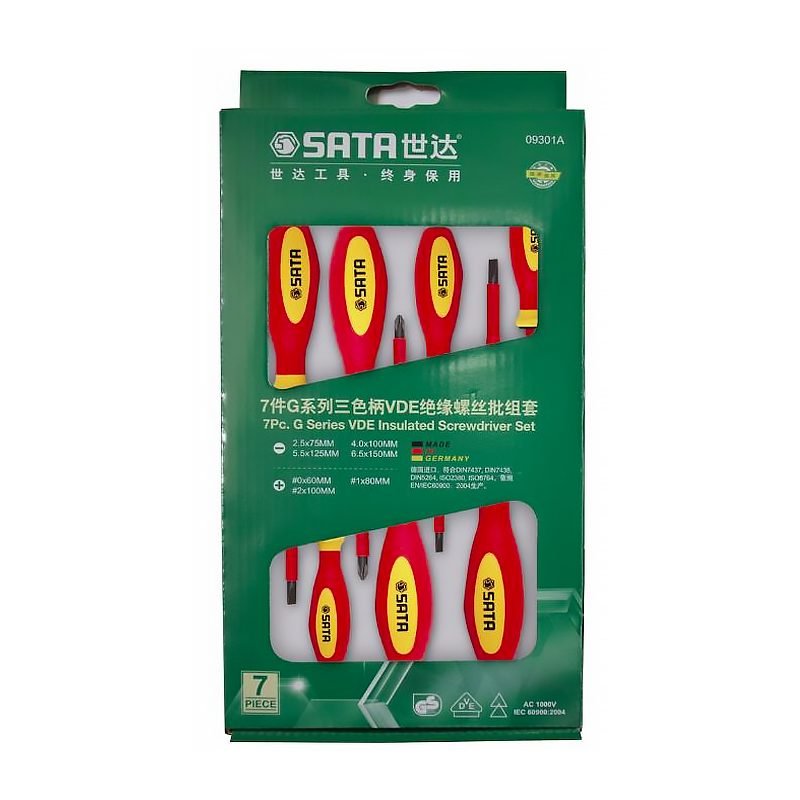 Sata 09301APP VDE Insulated Screwdriver Set (G-Series), General Hardware Screwdrivers — Southend Philippines