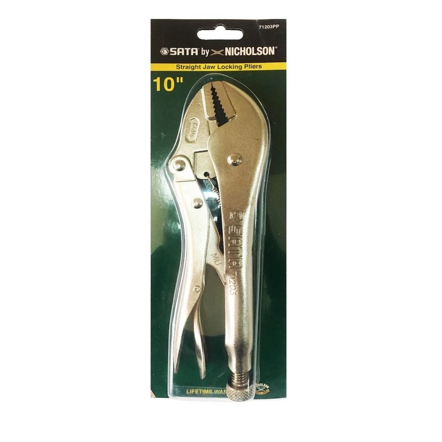 Sata 71203PP Locking Plier Vise Grip 10" (Straight Jaw), General Hardware Pliers & Cutters — Southend Philippines