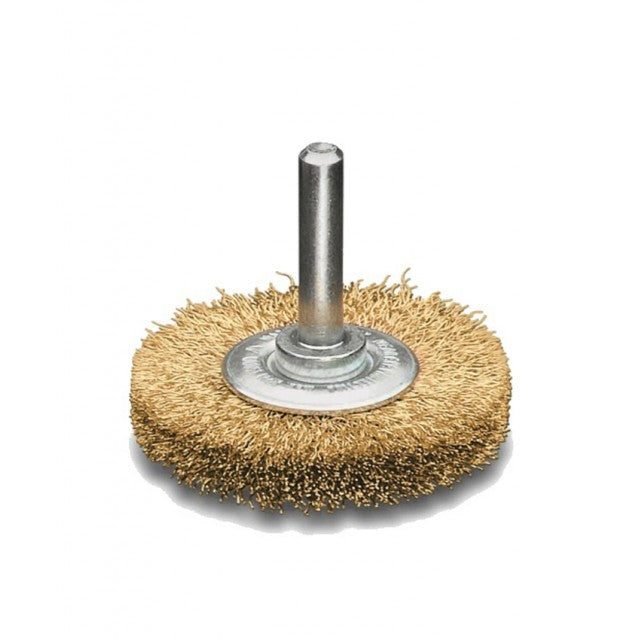 SHOWA Stem End Wheel Brush W/Shank 1/4"