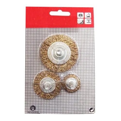Solinnflex 9936 Wheel Wire Brush Set 3pcs With Built In Arbor, General Hardware Brushes & Cleaning — Southend Philippines