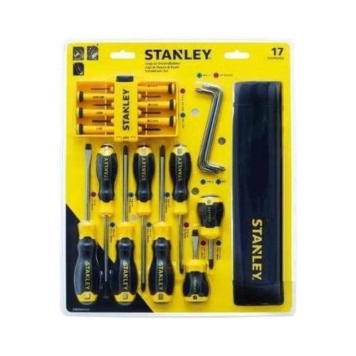 Stanley 65-616 Cushion Grip Screwdriver Set (17pcs)