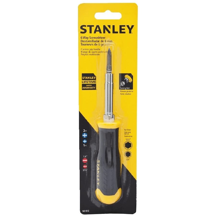 Stanley Stanley 68-704 Interchangeable Ratchet Screwdriver (Multi Bit), General Hardware Screwdrivers & Bits — Southend Phili