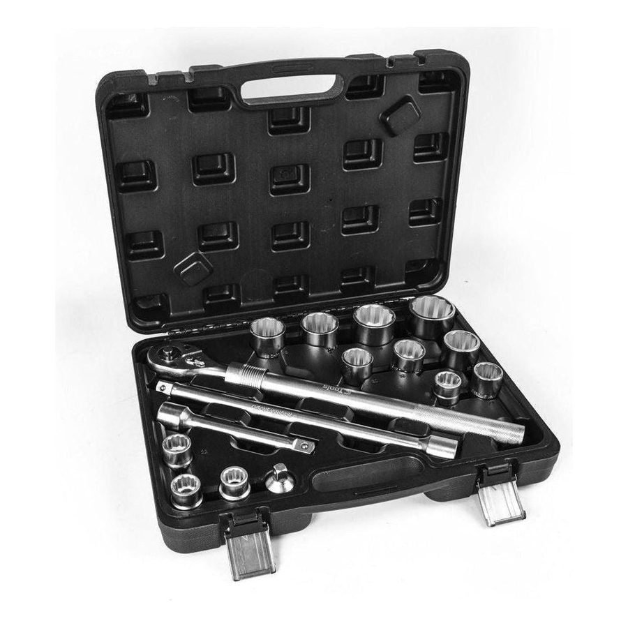 Stanley Stanley 89-133 3/4" Drive Socket Wrench Set 19pcs 12pts (7/8-2"), General Hardware Sockets & Ratchets — Southend Phil