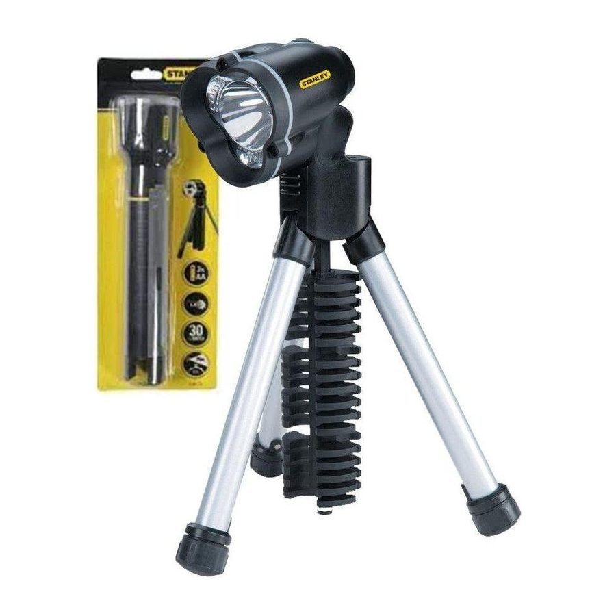 Stanley 95-112 Maxlite-369 Weatherproof Flashlight With Tripod 11"