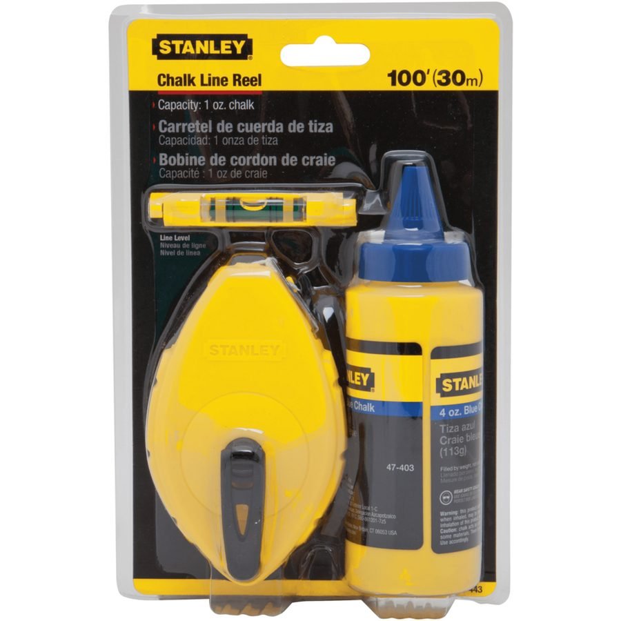 Stanley Stanley (Blue) Regular Chalk And Line Level Set 3pcs, General Hardware Measuring & Layout — Southend Philippines