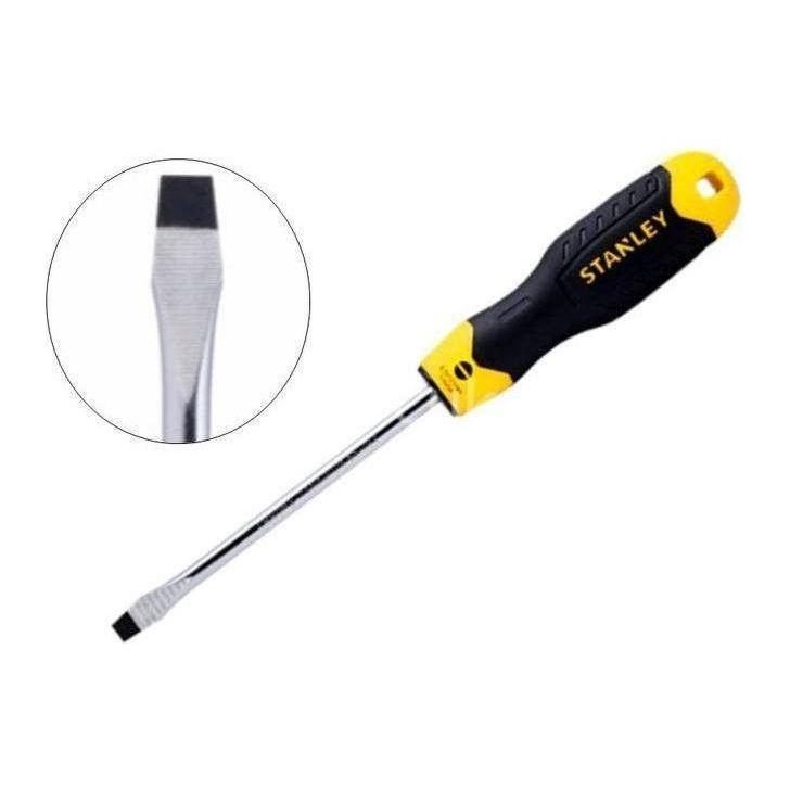 Stanley Stanley Cushion Grip Flat Screwdriver (-), General Hardware Screwdrivers & Bits — Southend Philippines