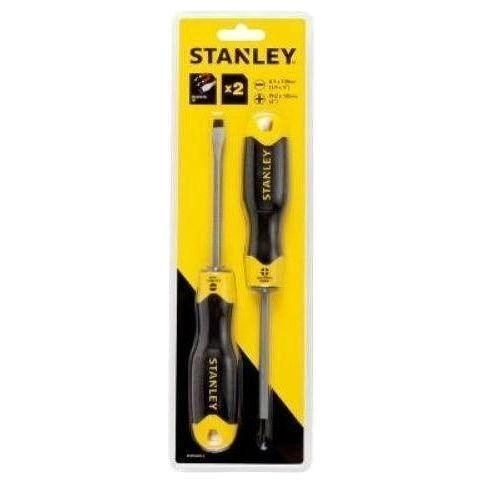 Stanley Stanley 65-200 (66-670) Cushion Grip Screwdriver 2 Pcs. Set, General Hardware Screwdrivers & Bits — Southend Philippi