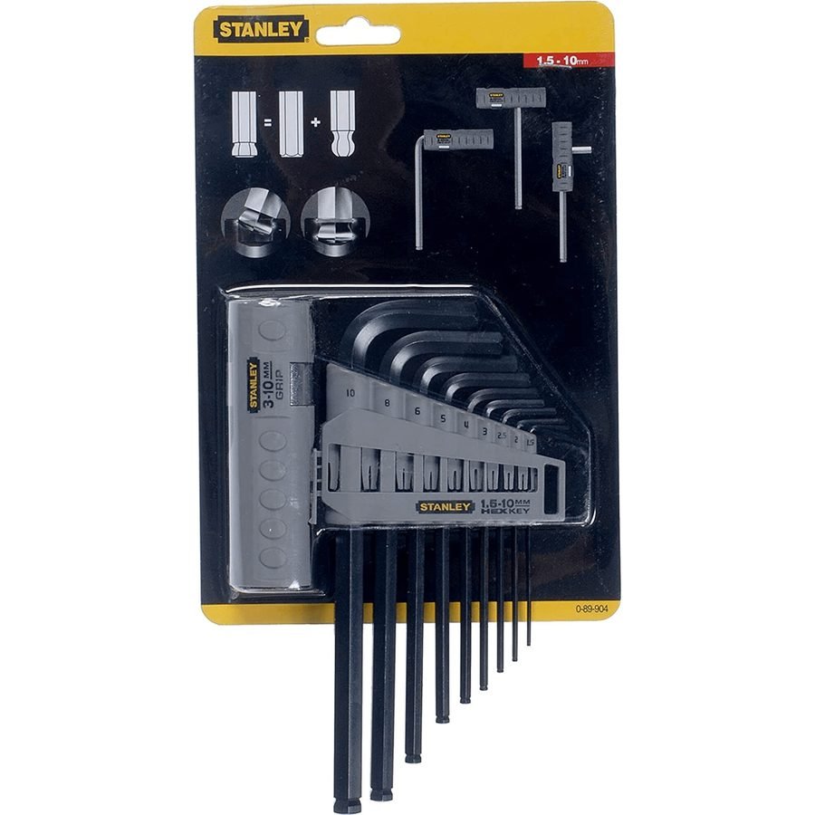 Stanley Stanley Hexagonal Allen Wrench Key - Ball End Tip (With T-Handle), General Hardware Sockets & Ratchets — Southend Phi