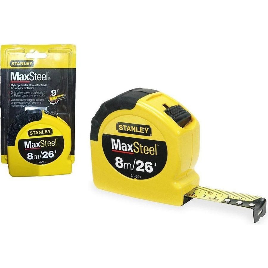 Stanley Stanley MaxSteel Steel Tape Measure, General Hardware Measuring & Layout — Southend Philippines