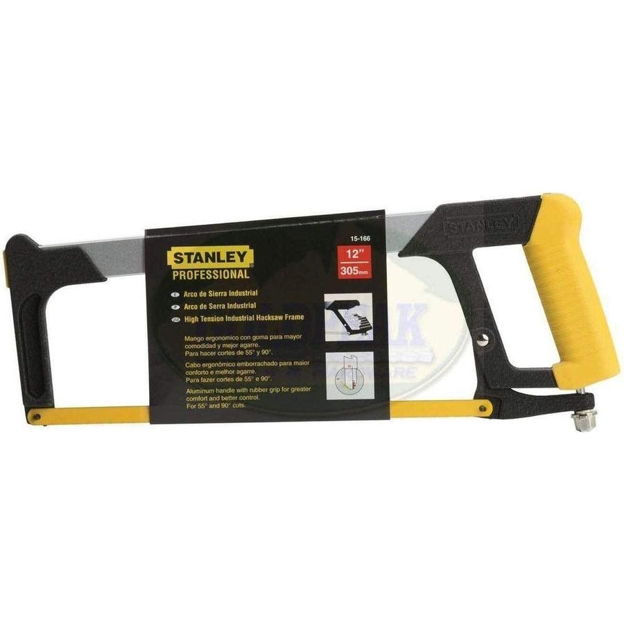 Stanley Stanley 15-166 Professional Steel Hacksaw Frame 12", General Hardware Saws & Knives — Southend Philippines