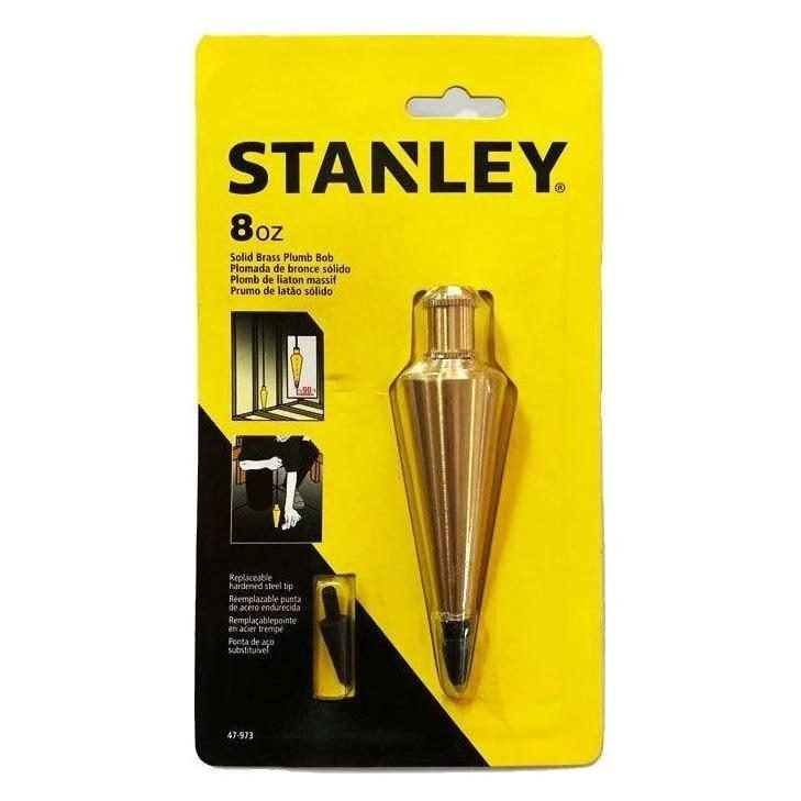 Stanley Stanley Solid Brass Plumb Bob Level (Hulog), General Hardware Measuring Tools — Southend Philippines
