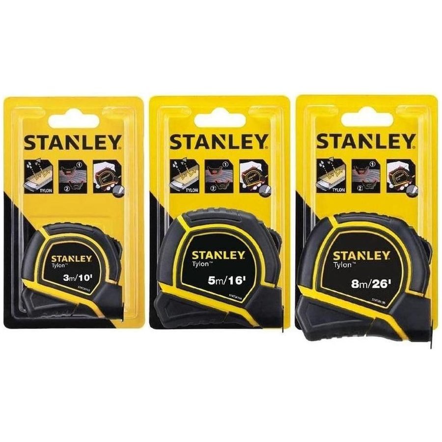 Stanley Stanley Tylon Tape Measure / Steel Tape Rule, General Hardware Pliers & Cutters — Southend Philippines