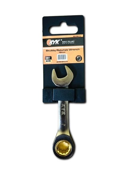 STUBBY COMBINATION RATCET WRENCH BLACK GOLD (12 Mm), General Hardware Wrenches — Southend Philippines