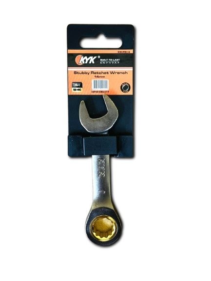 STUBBY COMBINATION RATCET WRENCH BLACK GOLD (14 Mm), General Hardware Wrenches — Southend Philippines