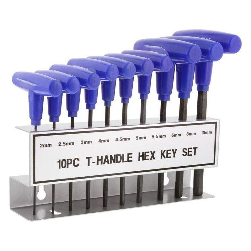 T-Handle / T-Type Hexagonal Allen Wrench Set, General Hardware Sockets & Ratchets — Southend Philippines