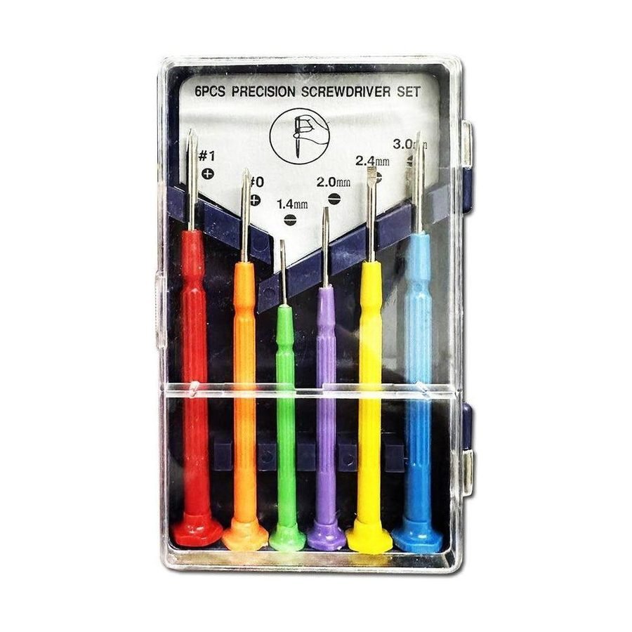 Topmax TPD-30008 6pcs Precision Screwdriver Set (Colored), General Hardware Screwdrivers — Southend Philippines