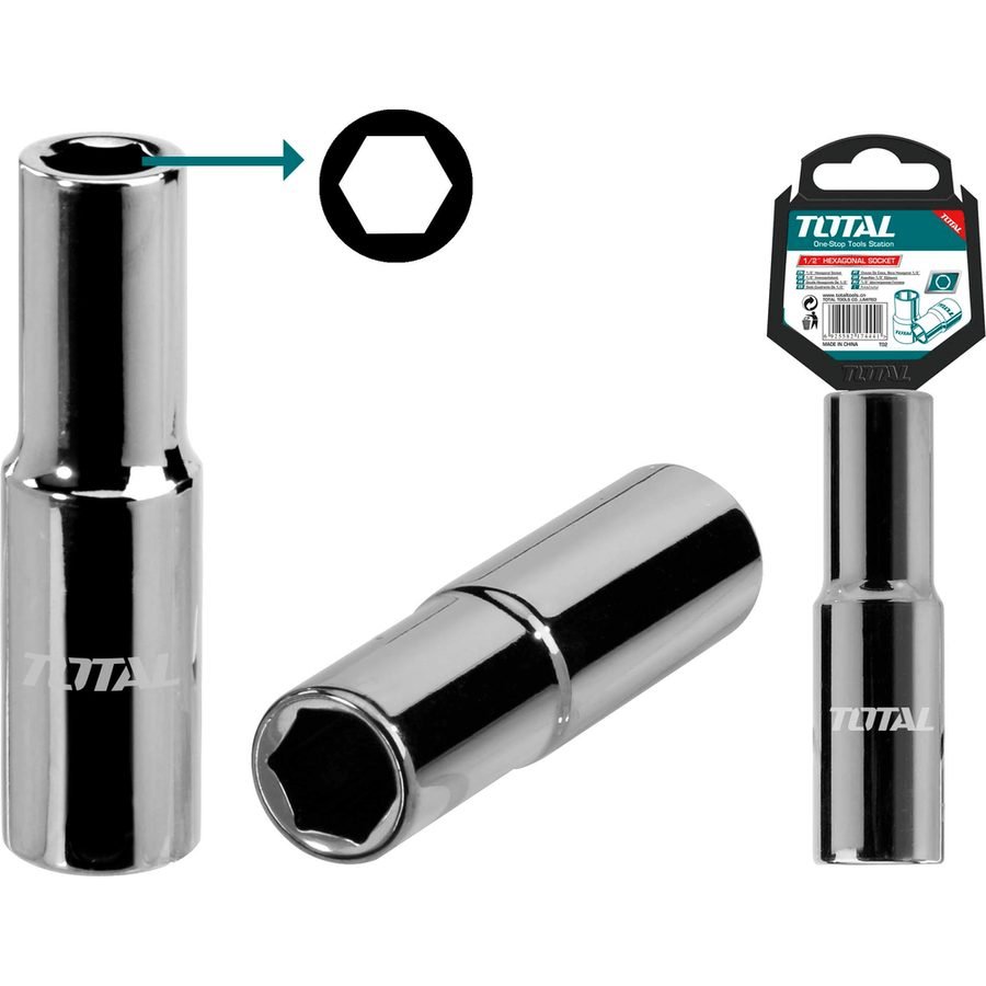 Total Total 1/2" Dr. Deep Socket Wrench 6pts, General Hardware Sockets & Ratchets — Southend Philippines
