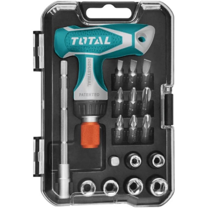 Total Total TACSD30186 18pcs T-Handle Screwdriver Set, General Hardware Screwdrivers — Southend Philippines