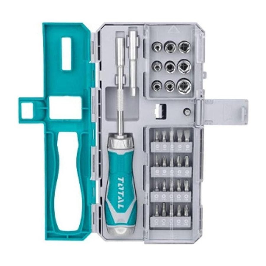 Total Total TACSD30336 33pcs Ratchet Screwdriver Set, General Hardware Screwdrivers & Bits — Southend Philippines