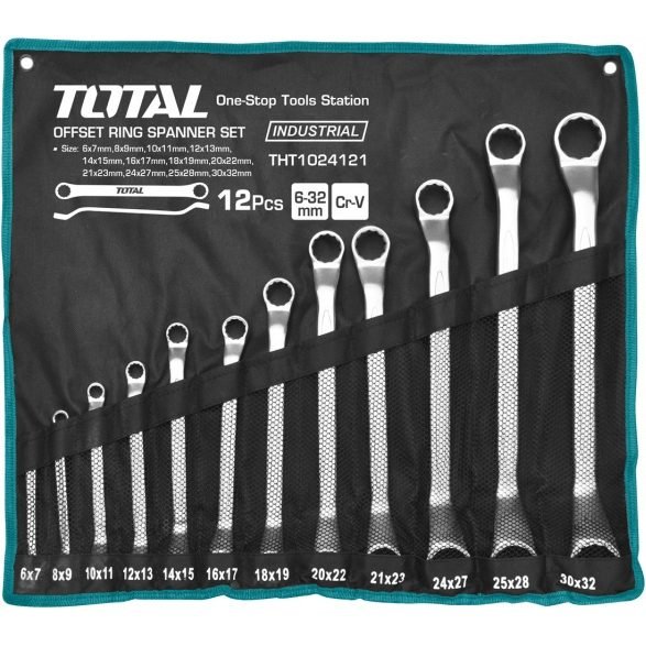 Total Total THT1024121 Offset Box Wrench Set 6-32mm, General Hardware Wrenches — Southend Philippines