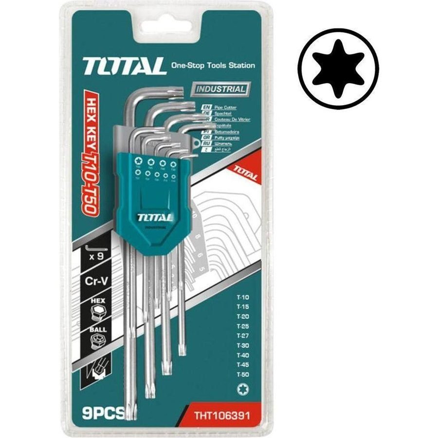 Total Total THT106392 Torx Allen Key Wrench Set, General Hardware Sockets & Ratchets — Southend Philippines