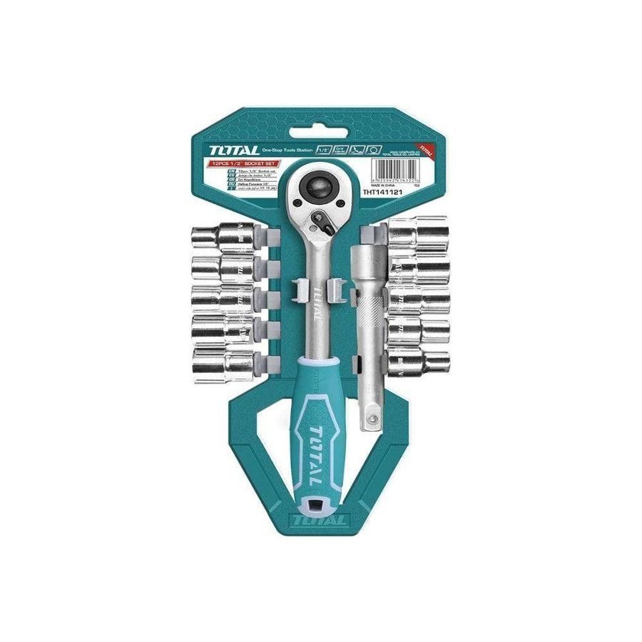 Total Total THT141121 Socket Wrench Set 1/2" Drive, General Hardware Sockets & Ratchets — Southend Philippines