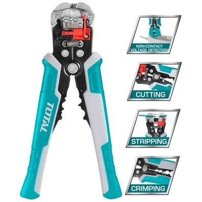 Total Total THT152429 Intelligent Voltage Detecting Wire Stripper 210mm, General Hardware Pliers & Cutters — Southend Philipp