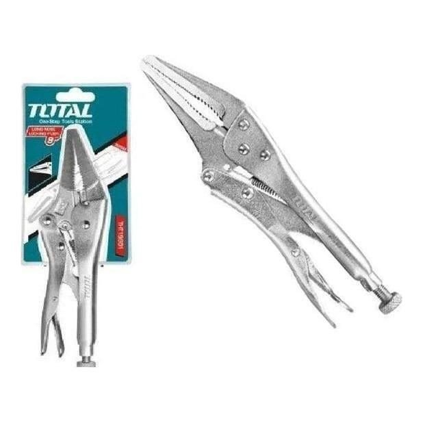 Total THT19902 Vise Grip Long Nose Locking Pliers 9"
