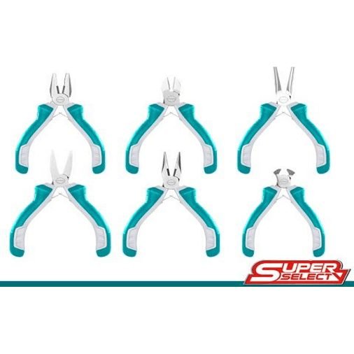 Total THT1K0511 6pcs Mini Pliers Set Ss