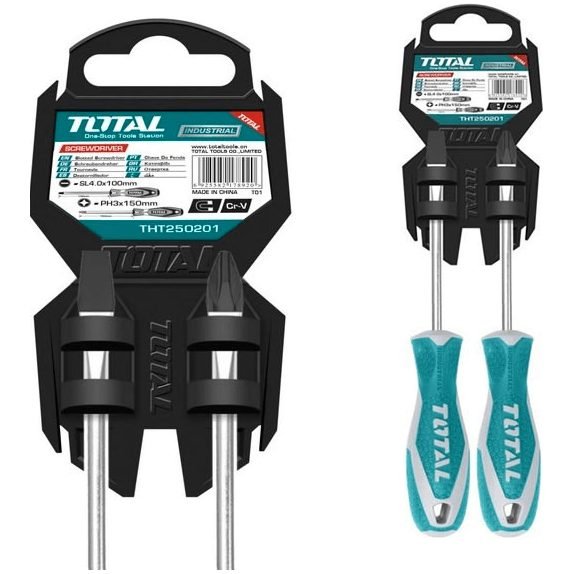 Total Total THT250201 2pcs Screwdriver Set, General Hardware Screwdrivers & Bits — Southend Philippines