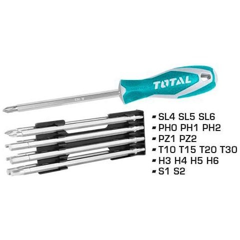 Total Total THT250236 18-In-1 Screwdriver, General Hardware Screwdrivers — Southend Philippines
