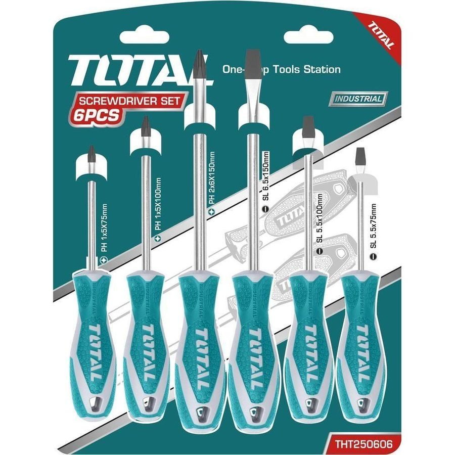Total Total THT250606 6pcs Screwdriver Set, General Hardware Screwdrivers — Southend Philippines