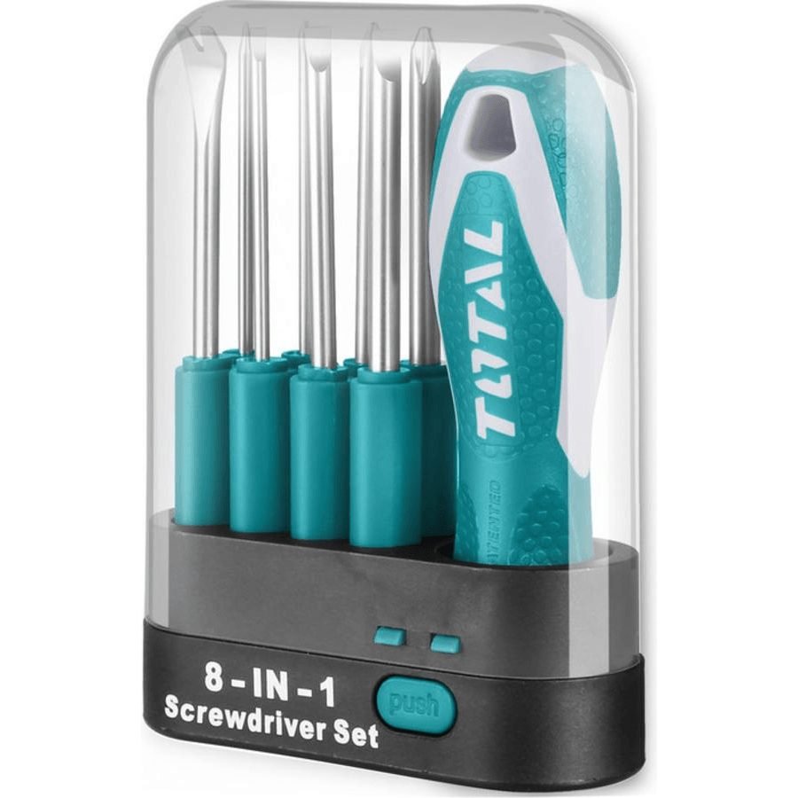 Total Total THT250906 9pcs Interchangeable Screwdriver Set, General Hardware Screwdrivers — Southend Philippines