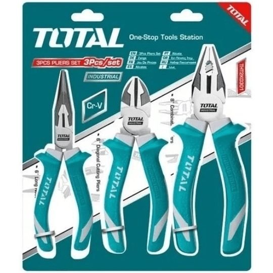 Total Total THT2K0301 3pcs Pliers Set, General Hardware Pliers & Cutters — Southend Philippines
