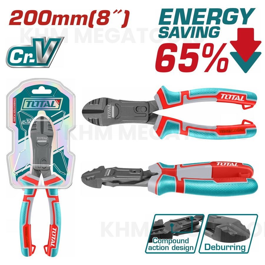 Total Total THTC510806 Compound Action Combination Plier 8", General Hardware Pliers & Cutters — Southend Philippines