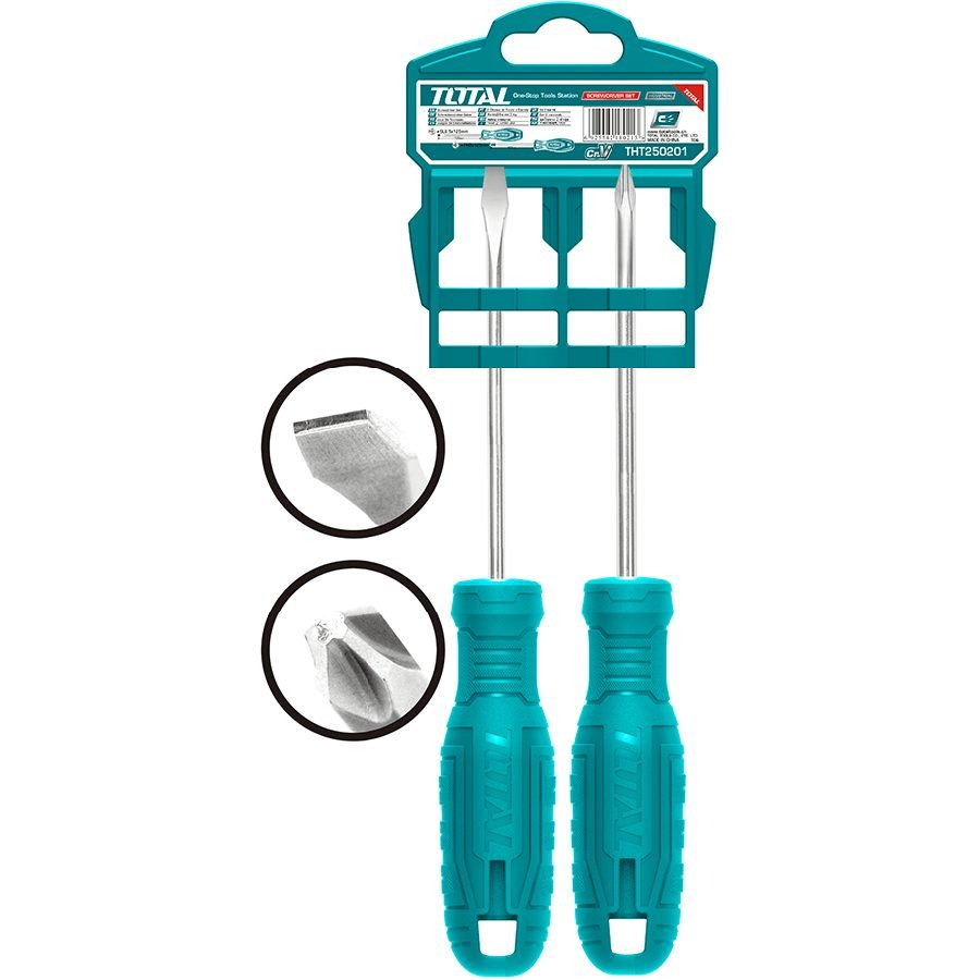 Total Total THTDC250201 2pcs Screwdriver Set, General Hardware Screwdrivers & Bits — Southend Philippines