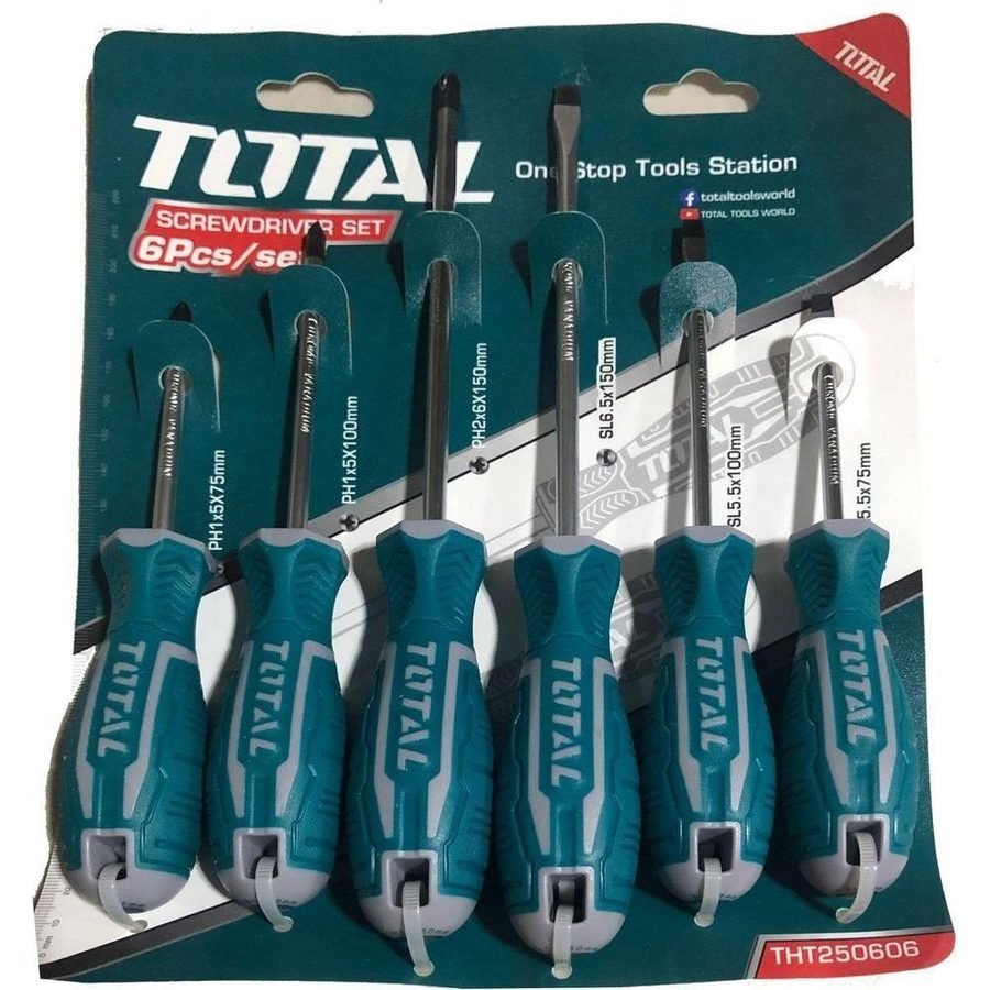 Total Total THTDC250601 6pcs Screwdriver Set, General Hardware Screwdrivers & Bits — Southend Philippines
