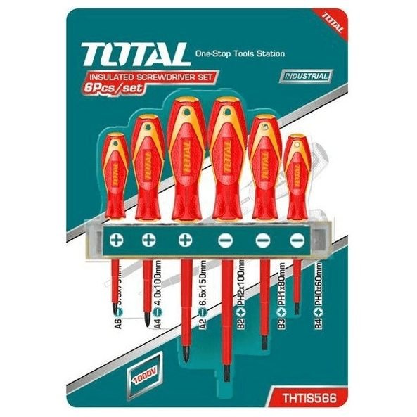 Total Total THTIS566 6pcs VDE Insulated Screwdriver Set, General Hardware Screwdrivers — Southend Philippines