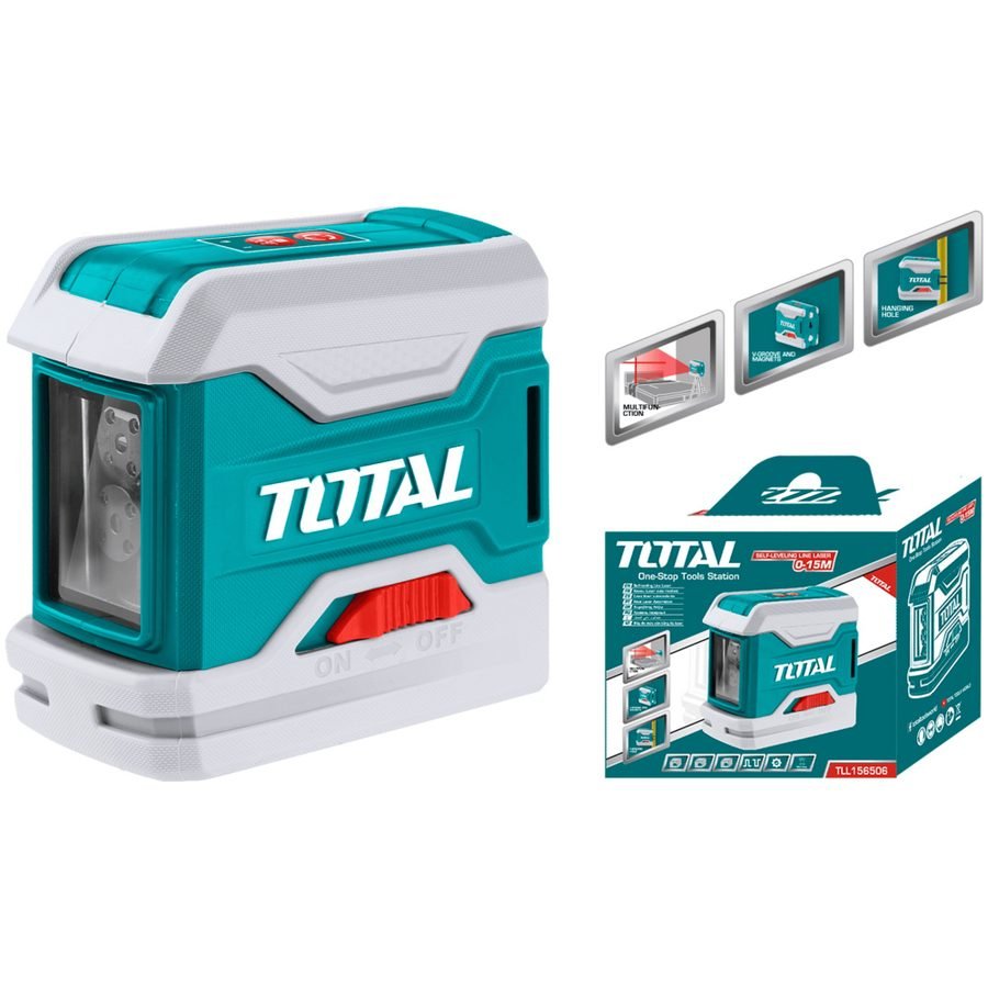 Total Total TLL156506 Self-Levelling Line Laser Level, General Hardware Measuring Tools — Southend Philippines