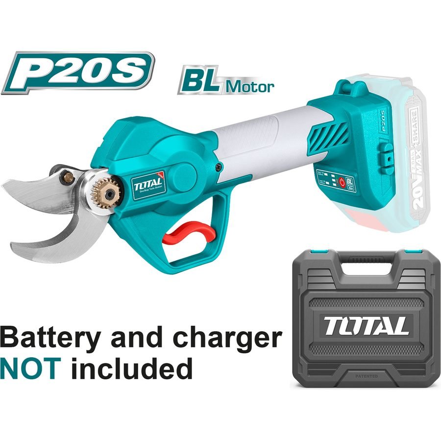 Total TSSLI2001 20V Li-Ion Gauge Straight Pruning Shear