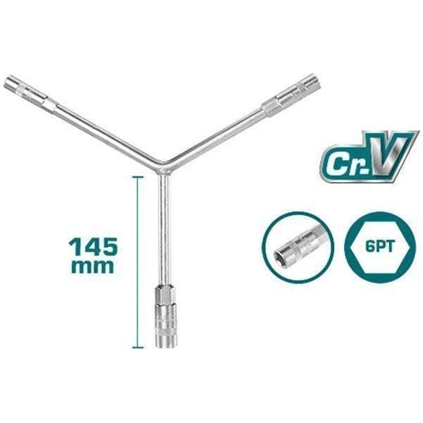 Total Total Y-Type Handle Socket Wrench, General Hardware Wrenches — Southend Philippines